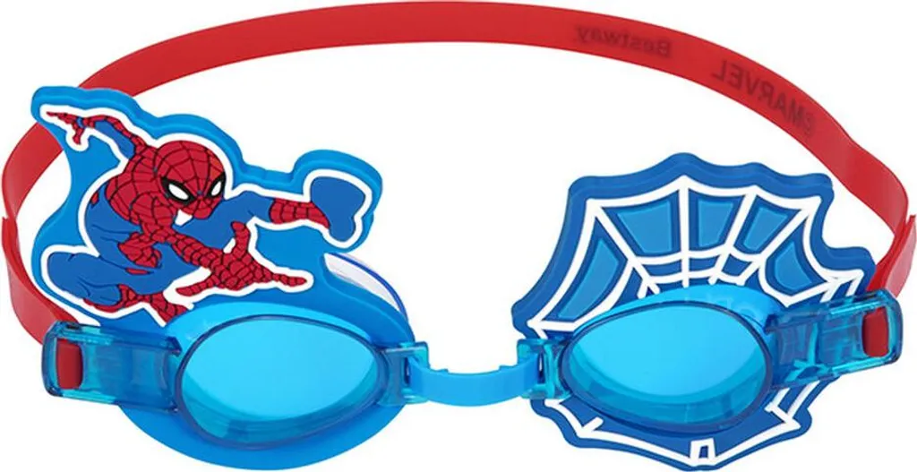 Lunettes de piscine Spiderman Bestway avec sangle silicone souple