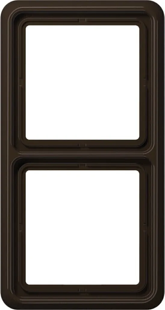 Prise avec Clapet Jung CD 582 WU BR Marron pour Cuisine et Zone de Passage