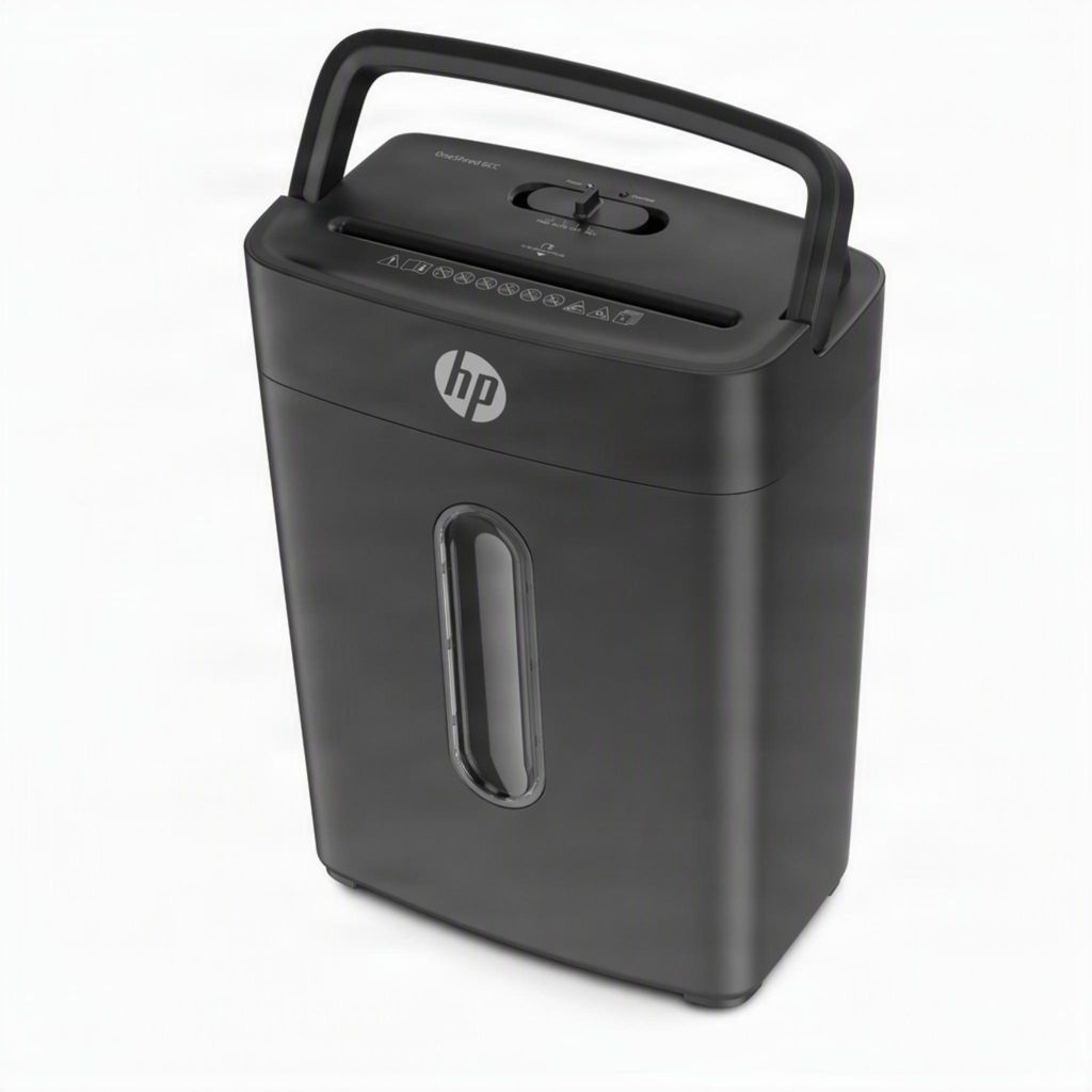 HP One Shred 6CC, Partikelschnitt-Zerkleinerung, 5 x 14 mm, Produktbild  KI-generiertes Bild