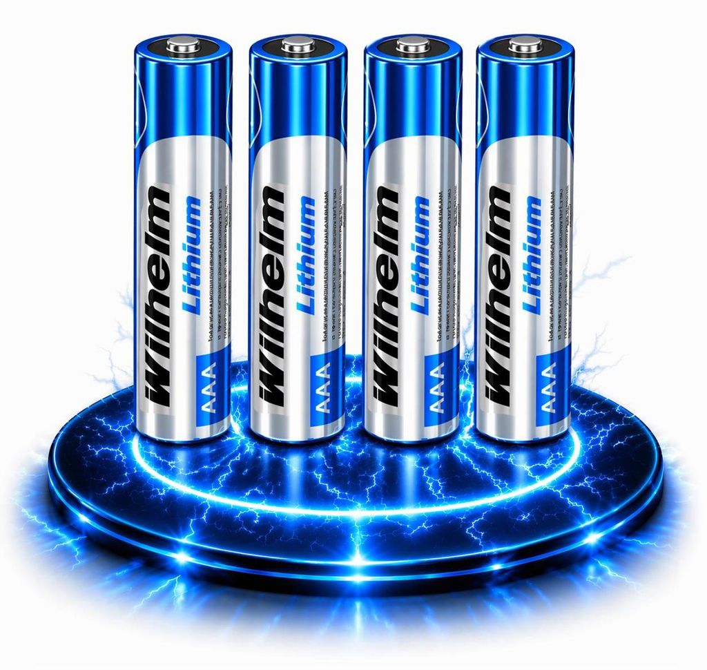 4 Wilhelm LITHIUM AAA / Mikro Lithium Batterien im Shrink Produktbild 