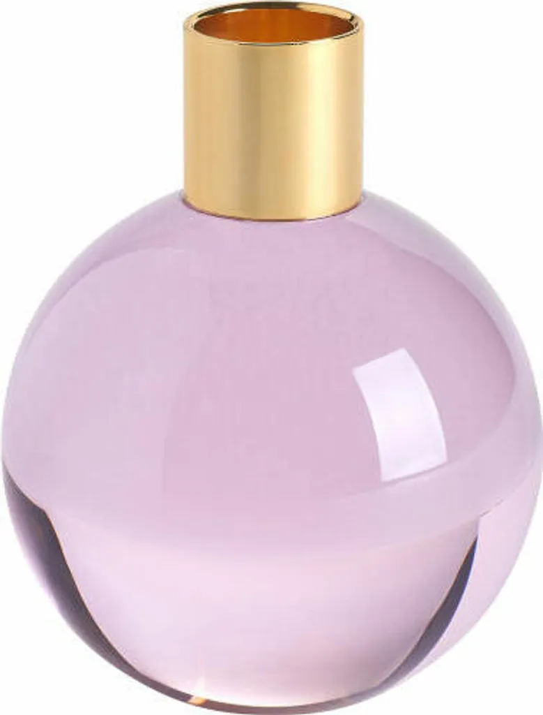 Chandelier Boule en Cristal Rose Gift Company Décoration de Table Chic H9,5