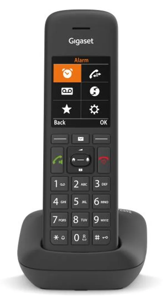 Téléphone fixe sans fil Gigaset avec fonction mains libres et mode ECO