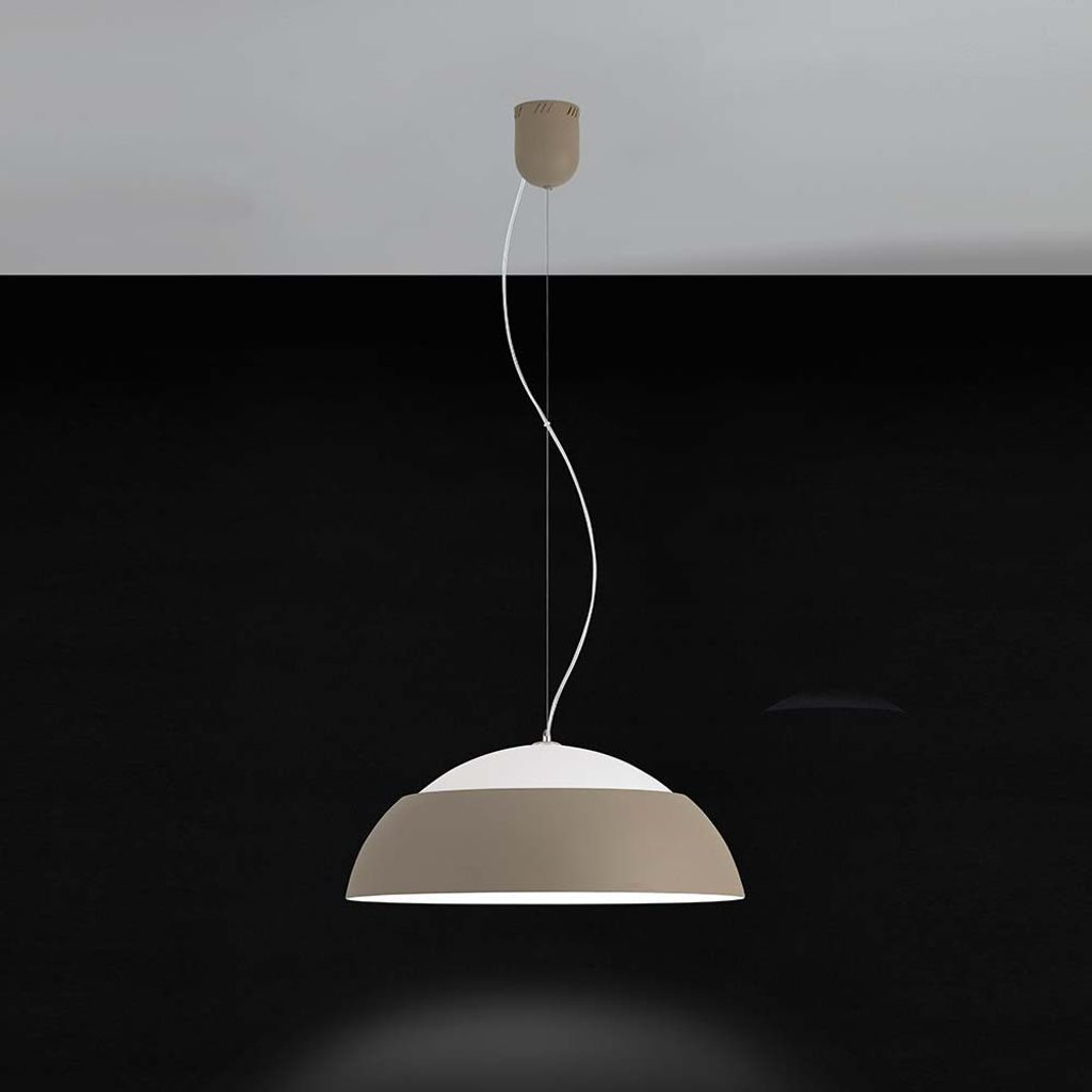 EGLO 39294 MARGHERA LED Hängeleuchte taupe 12.8/21.3W 3000K warmweiss