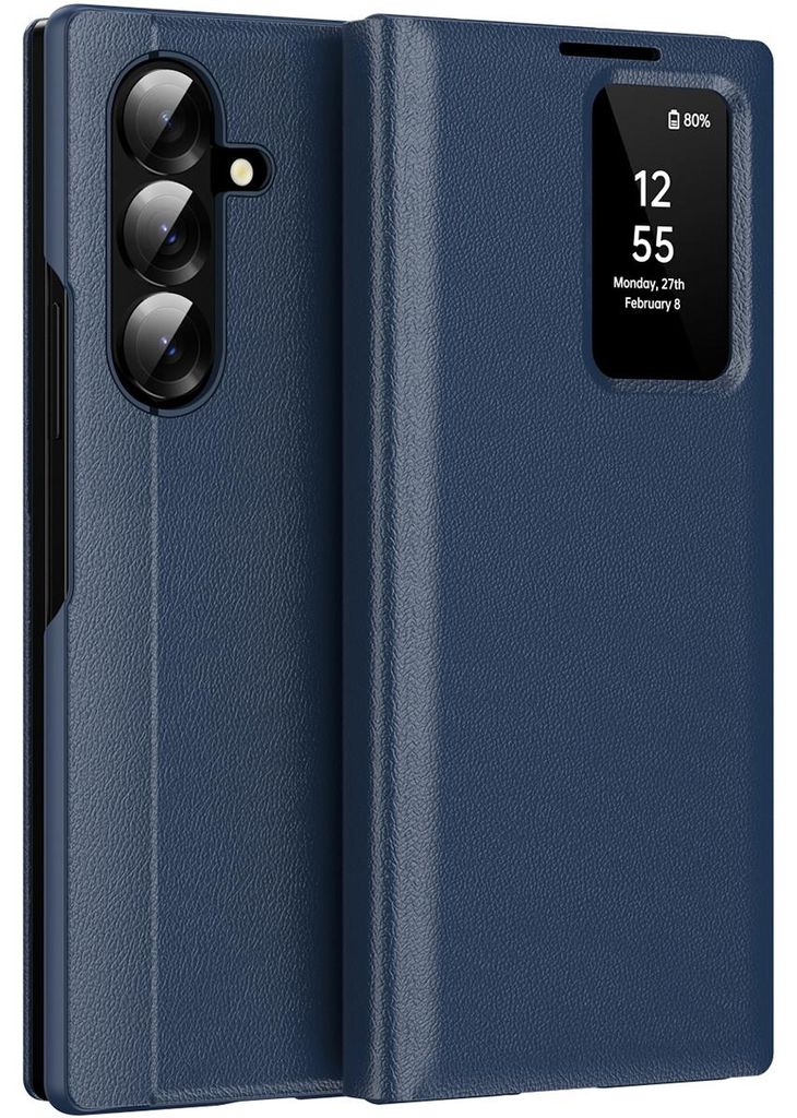 Étui en cuir rabattable pour Samsung Galaxy Z Fold 8 Ultra, Image du produit 