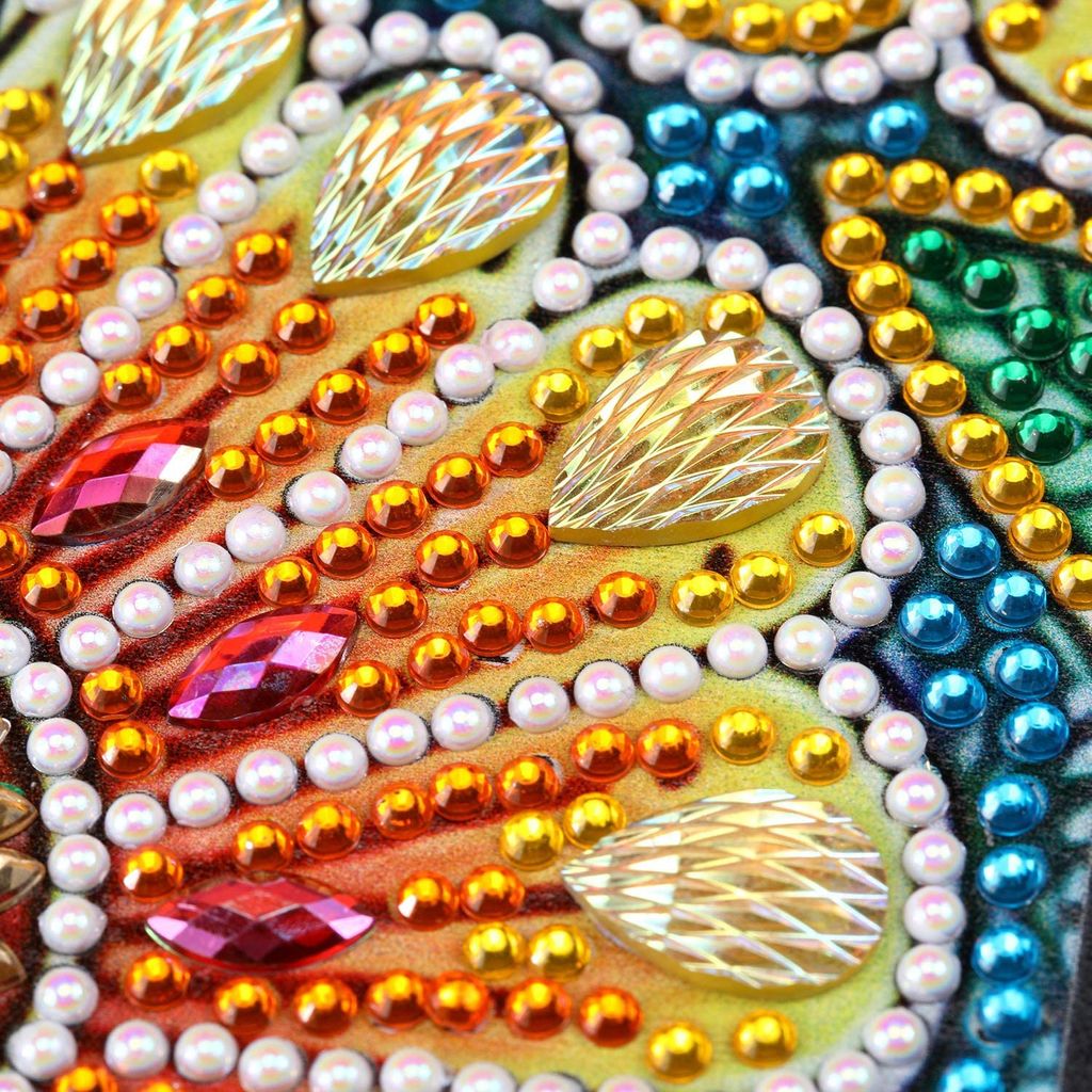 Runde Diamant-Malperlen, Farbe 517 – 5000 Stück, Flache Rückseite, Ideal Zum Basteln, DIY Und Als Ersatzsteine Für 5D-Diamantbilder