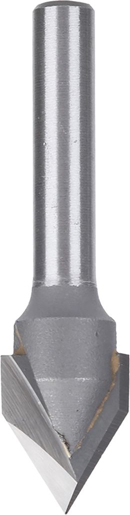 Router Bit 60 Grad V Typ 45# Kohlenstoffstahl 6mm Schaft mit Legierung Kopf Holzbearbeitung Werkzeug (60 Grad V Typ 6X1/2 )