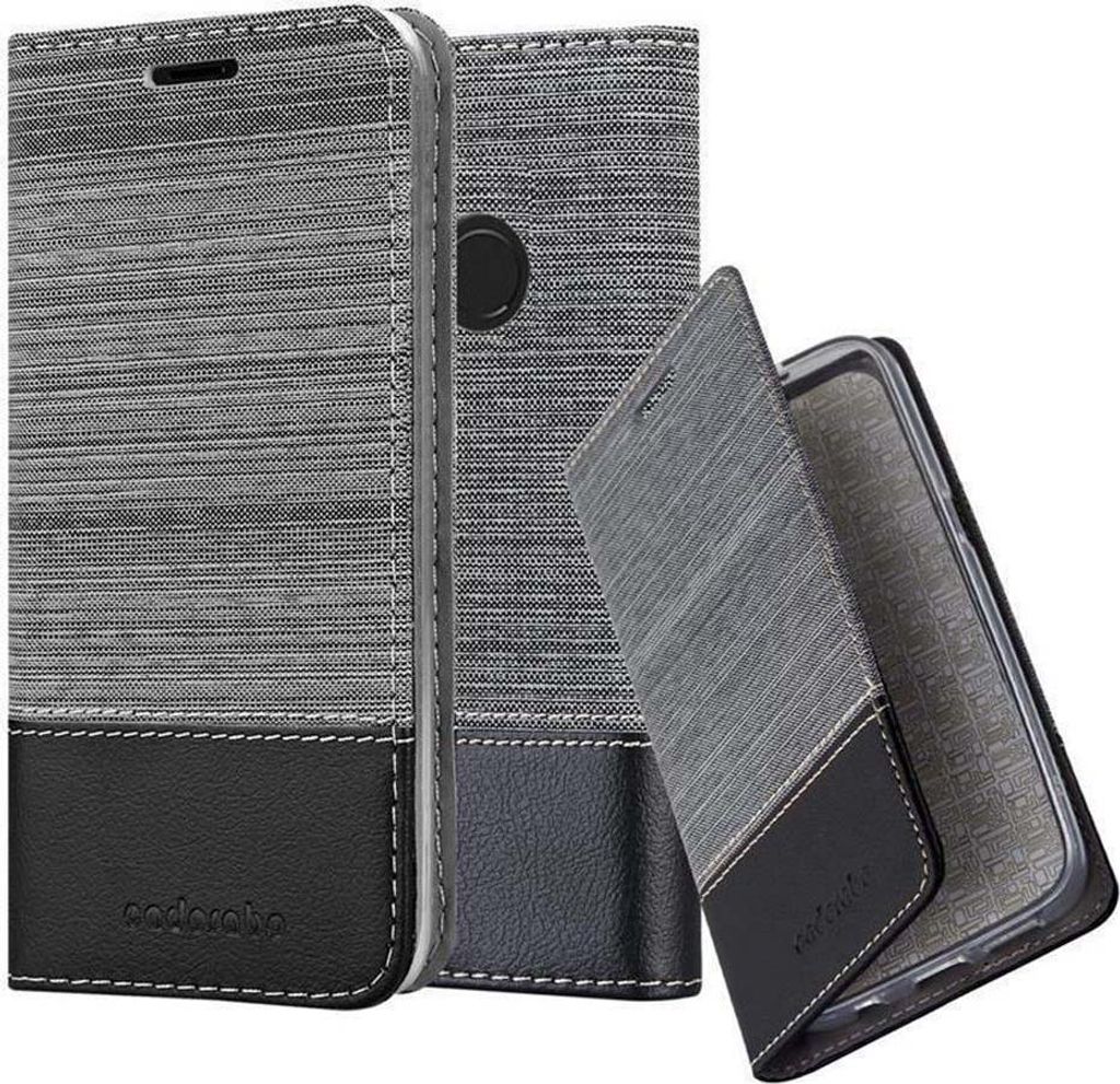 Cadorabo Hülle für Xiaomi Mi A2 LITE / RedMi 6 PRO Schutzhülle in Grau Handy Hülle Etui Book Case Cover