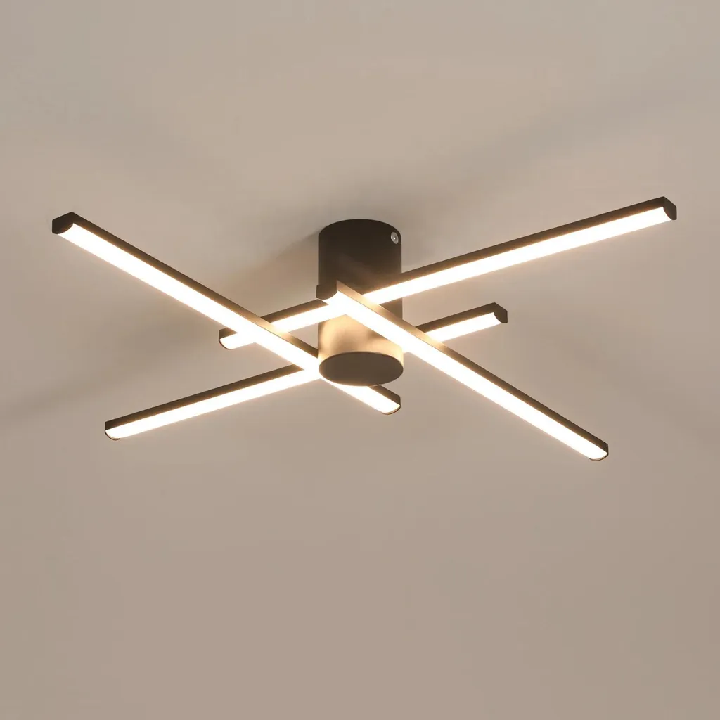 Plafonnier LED Chambre et Salon 24W - Ambiance Chaleureuse Blanc Chaud