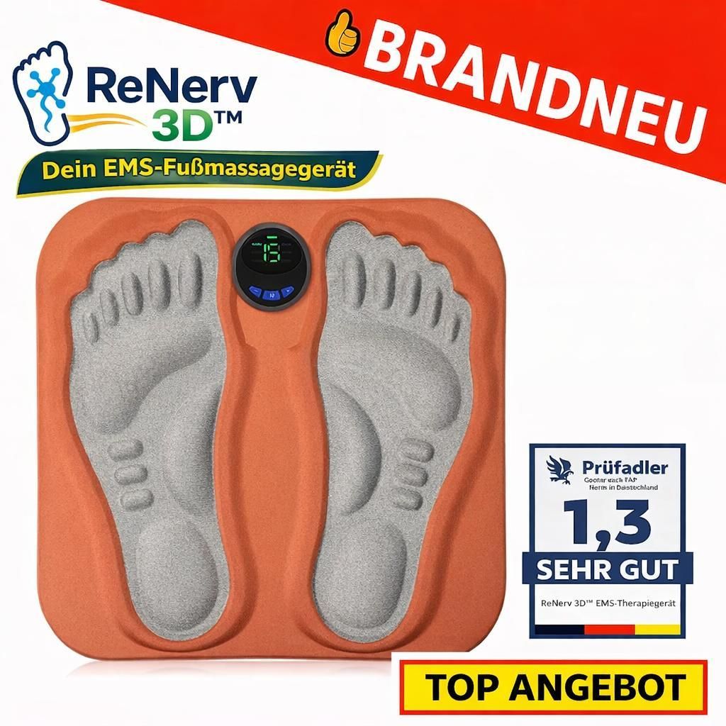 Appareil de massage des pieds ReNerv 3D™ EMS – contre Image du produit 