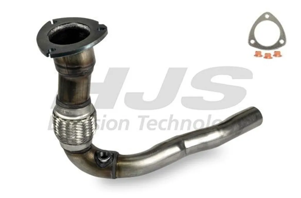 Tuyau de réparation catalyseur HJS pour OPEL Astra G et Zafira A avant