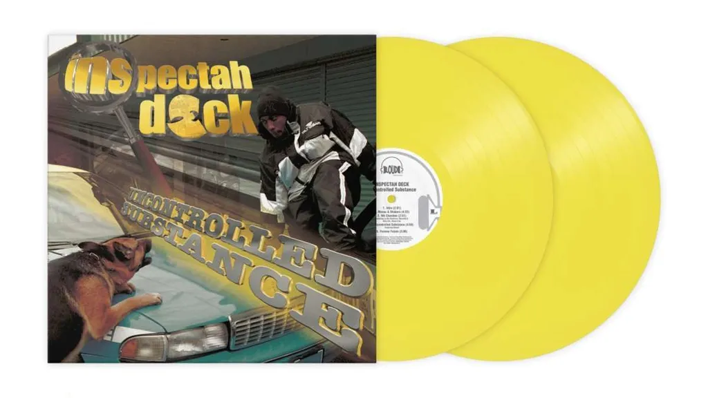 Disque Vinyle Inspectah Deck Uncontrolled Substance 2LP Couleur Jaune - 2