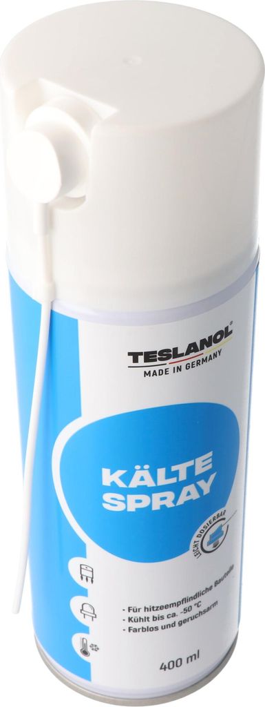 Teslanol Kältespray 400ml, zur Ortung von thermischen Fehlern in Elektrik und Elektronik