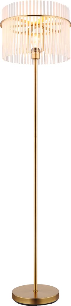 Globo Lighting Stehleuchte Metall goldfarben matt, 1x E27 Produktbild 