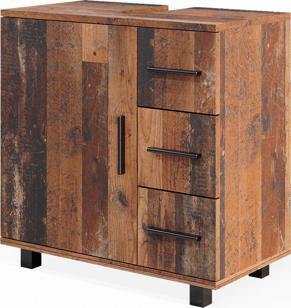 Meuble sous vasque simple Vicco Ilias Chêne rustique Image du produit 