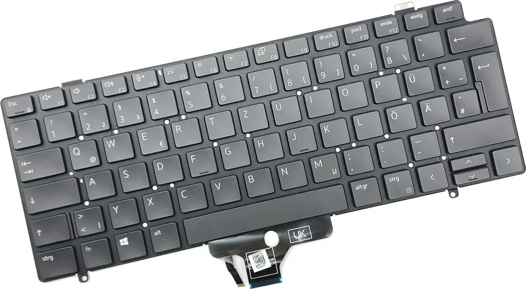 Clavier de remplacement pour PC Portable Dell Latitude 14 7410 Noir - 6