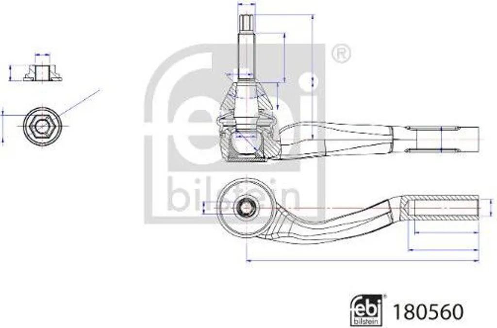 Rotule de barre de connexion direction pour Mercedes Classe E CLS et EQC
