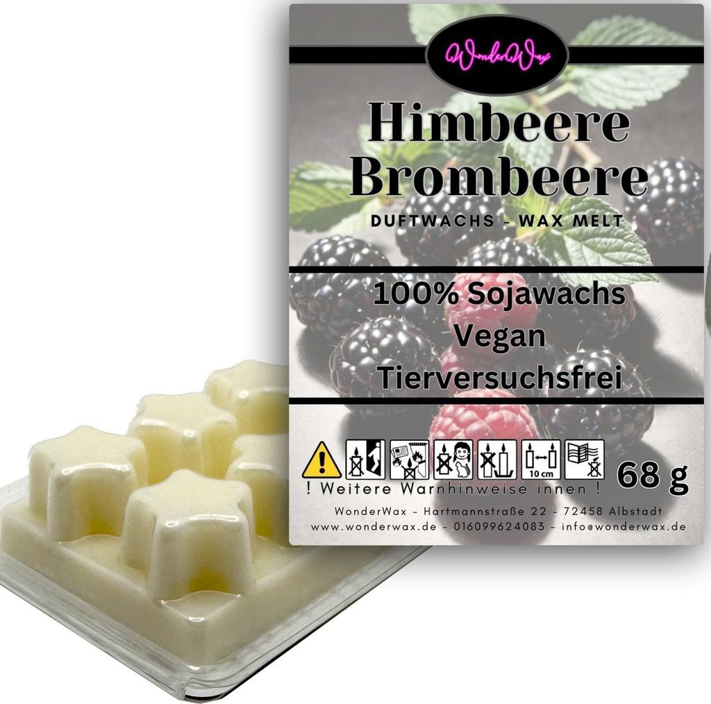 WonderWax Duftwachs Wax Melts für Duftlampe, 6 Sterne Duftmelt Wachsmelt Sojawachs Duftwachs Würfel für Raumdüfte, Wachs Duftöl Winter Indoor ...