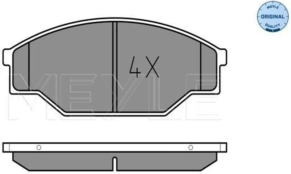 Freinage Avant Toyota Hilux : Plaquettes MEYLE 025 211 5815 Fiables