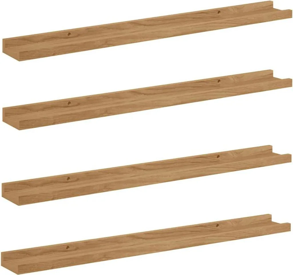 Offerta Set 4 Mensole vidaXL Marroni 80x9 cm | Spazio e Stile