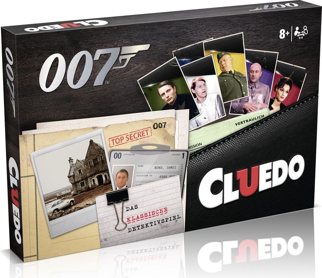 Cluedo James Bond Edition Spiel Gesellschaftsspiel Produktbild 