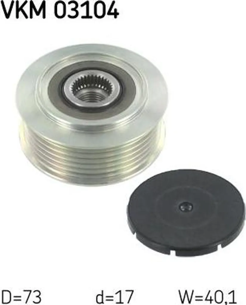 Réparer Alternateur Transporter IV avec Roue Libre SKF VKM 03104 Acier