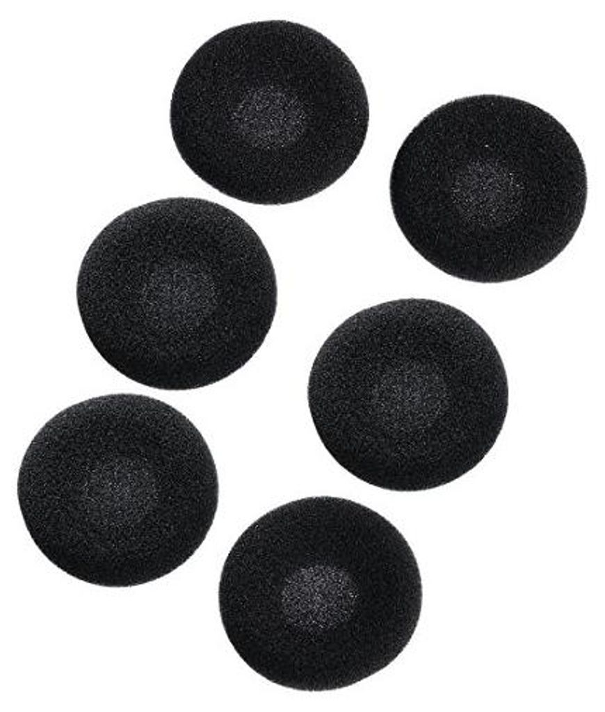 EARA120 Schaumstoff-Ohrpolster, ̧ 45 mm, 6 Stück, Schwarz/Grau