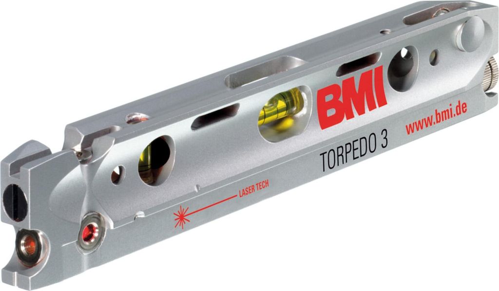 Bmi Torpedo 3 650024635M-SET Laser-Wasserwaage, Produktbild 