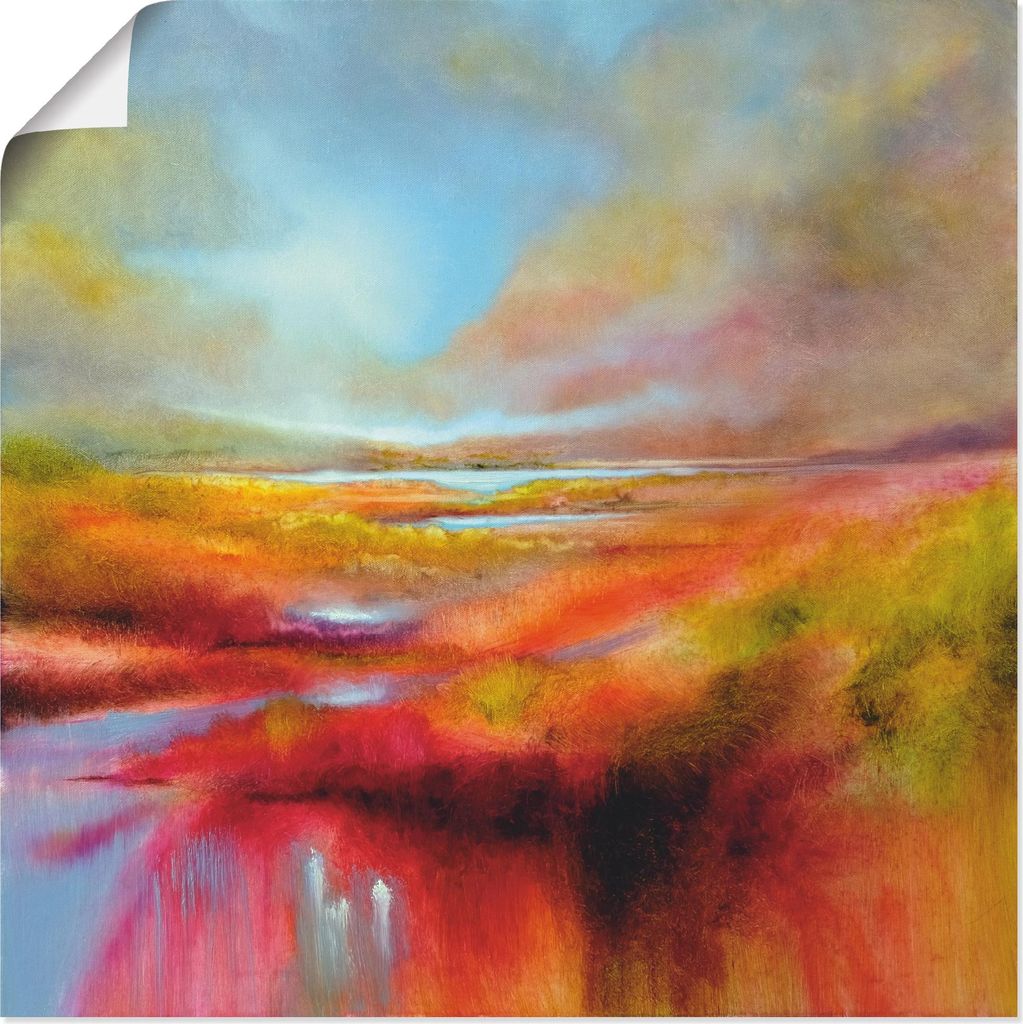 ARTland Poster Ein perfekter Tag I Größe: 50x50 cm