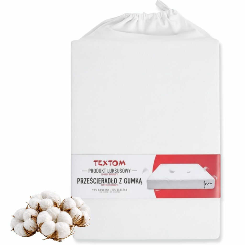 TEXTOM Jersey Spannbettlaken mit Elasthan Premium 180x200 Produktbild 