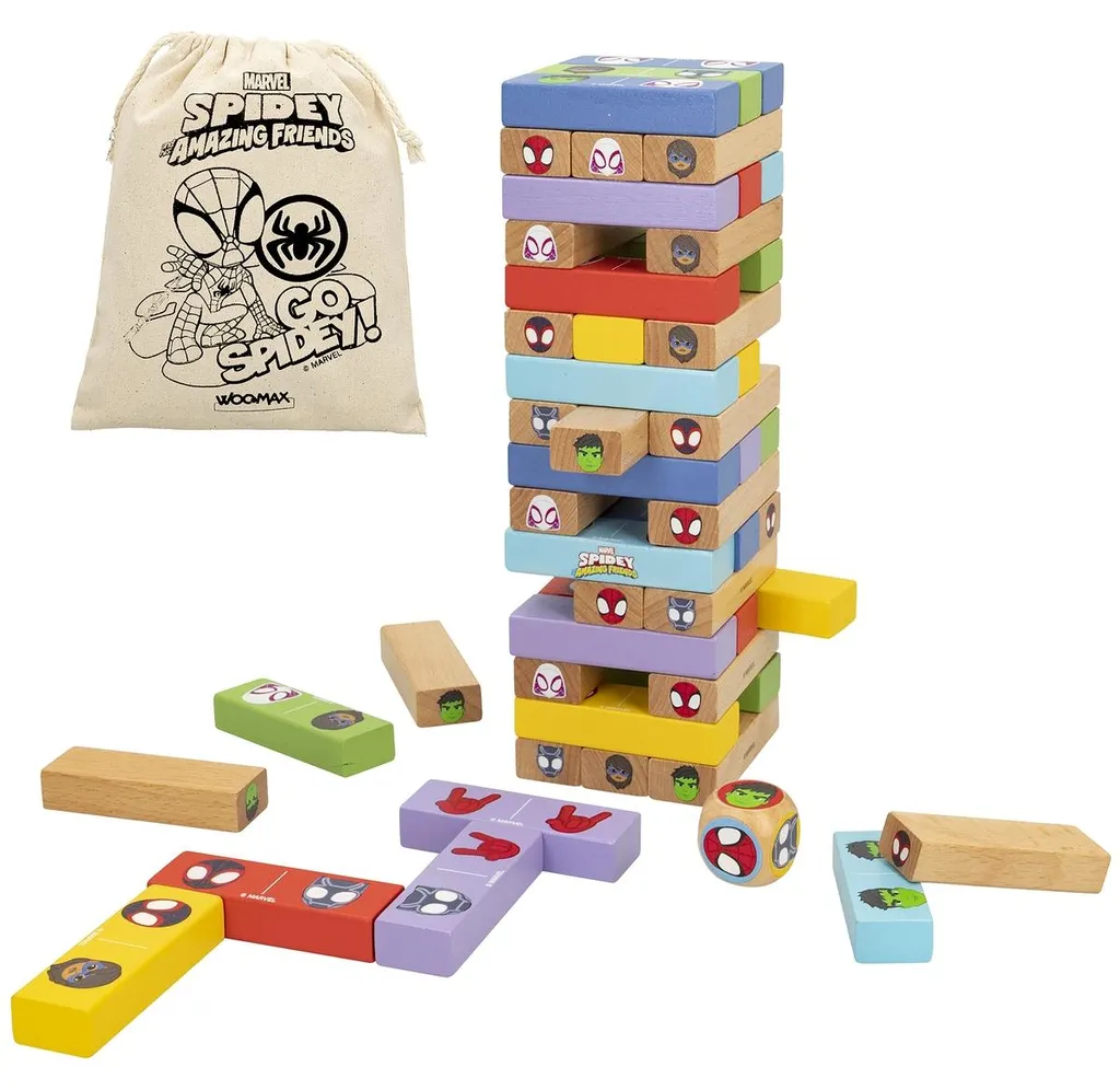 Jeu Marvel Spidey en bois : Finis les jouets fragiles avec ce set complet
