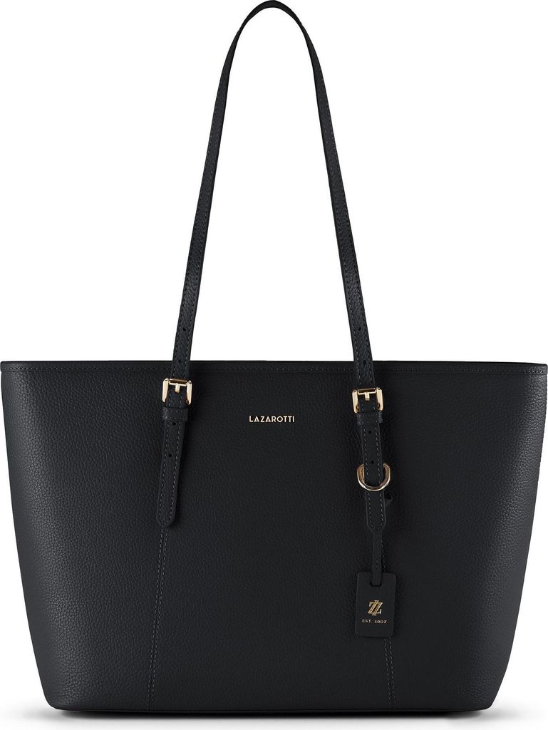 Lazarotti Bologna Leather XL Shopper Tasche Leder 35 cm Produktbild 