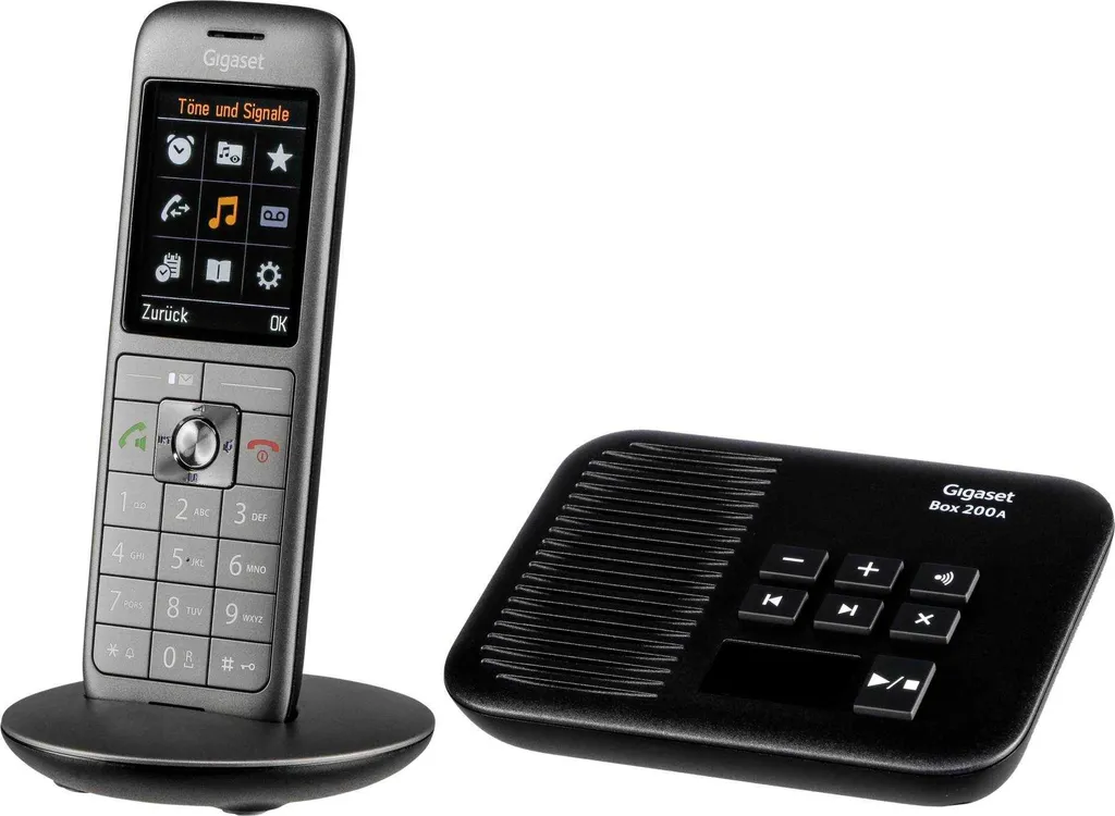 Gigaset CL660A Nero: Telefono DECT con Segreteria per Ufficio e Casa