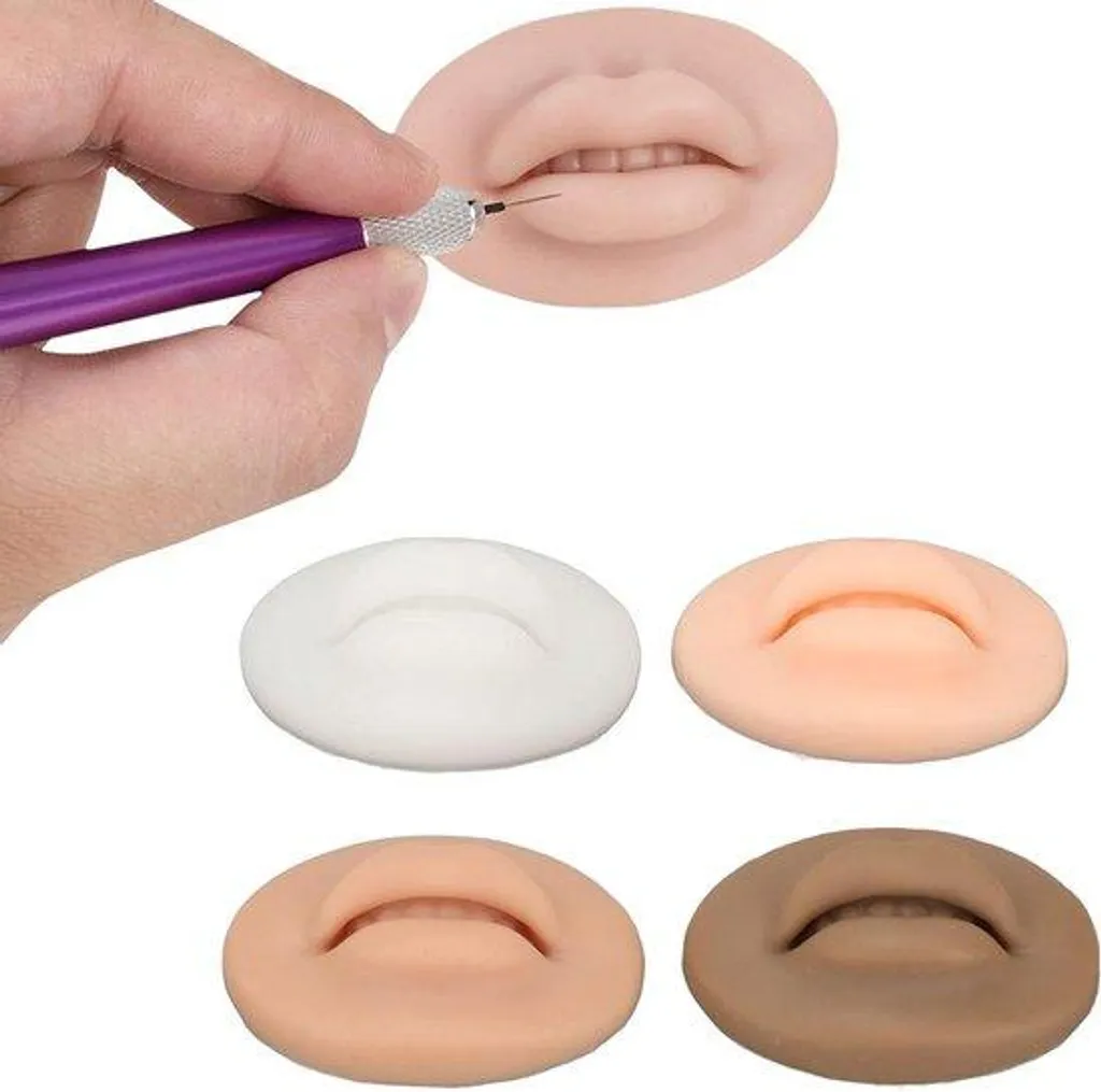 Tatouages lèvres silicone noir réalistes : fini le maquillage qui coule
