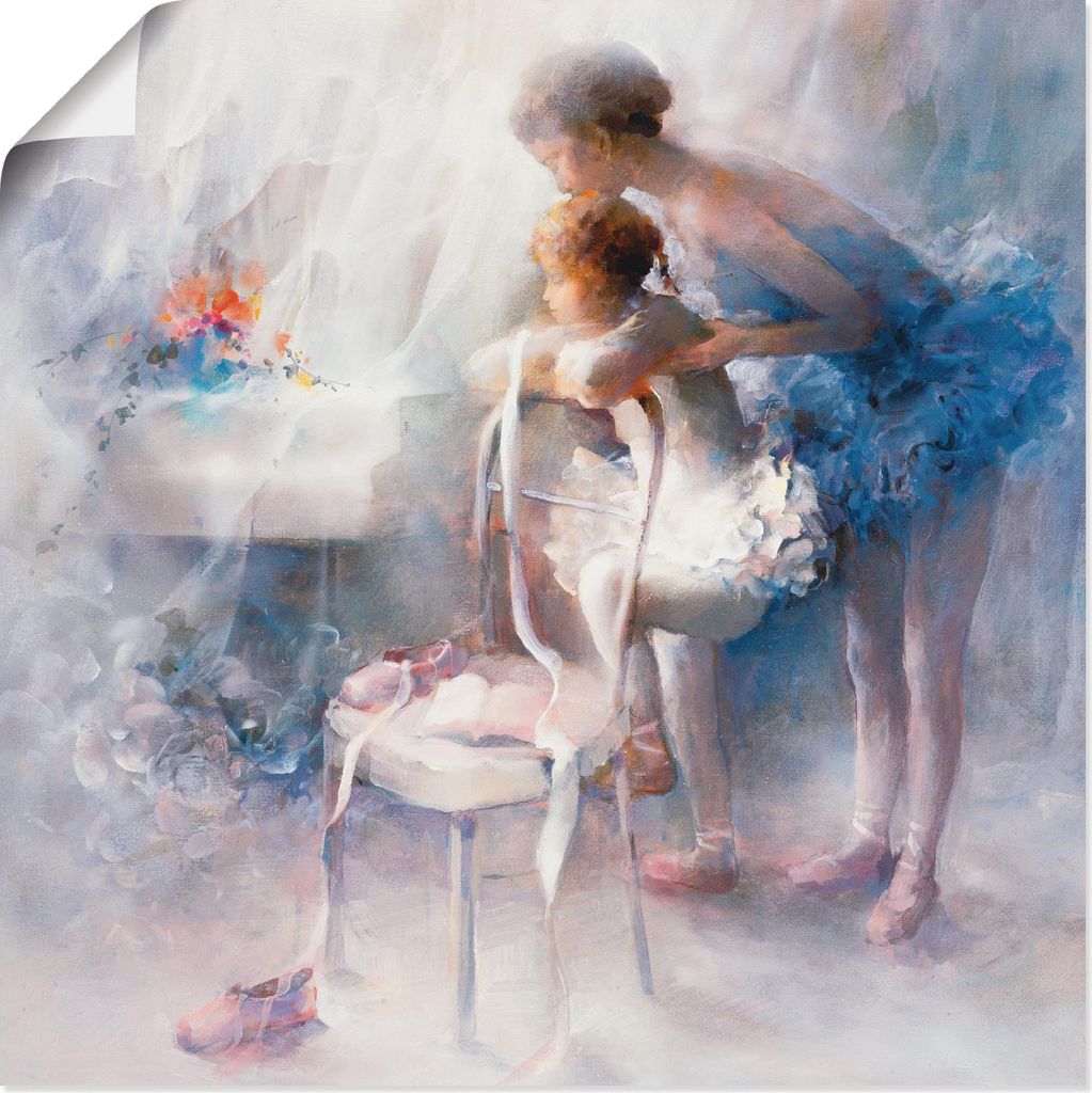 ARTland Poster Ballett Größe: 50x50 cm