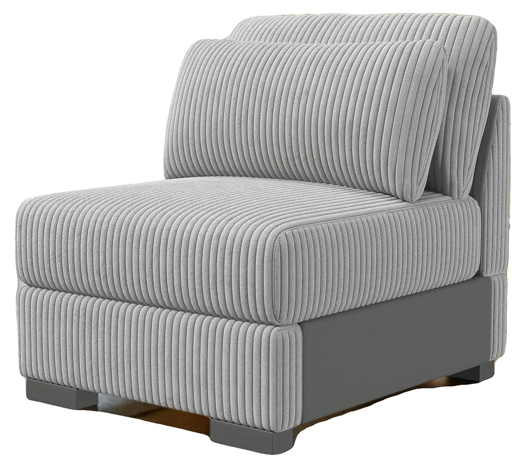 Canapé-lit gris foncé modulable et personnalisable, confort 1 personne
