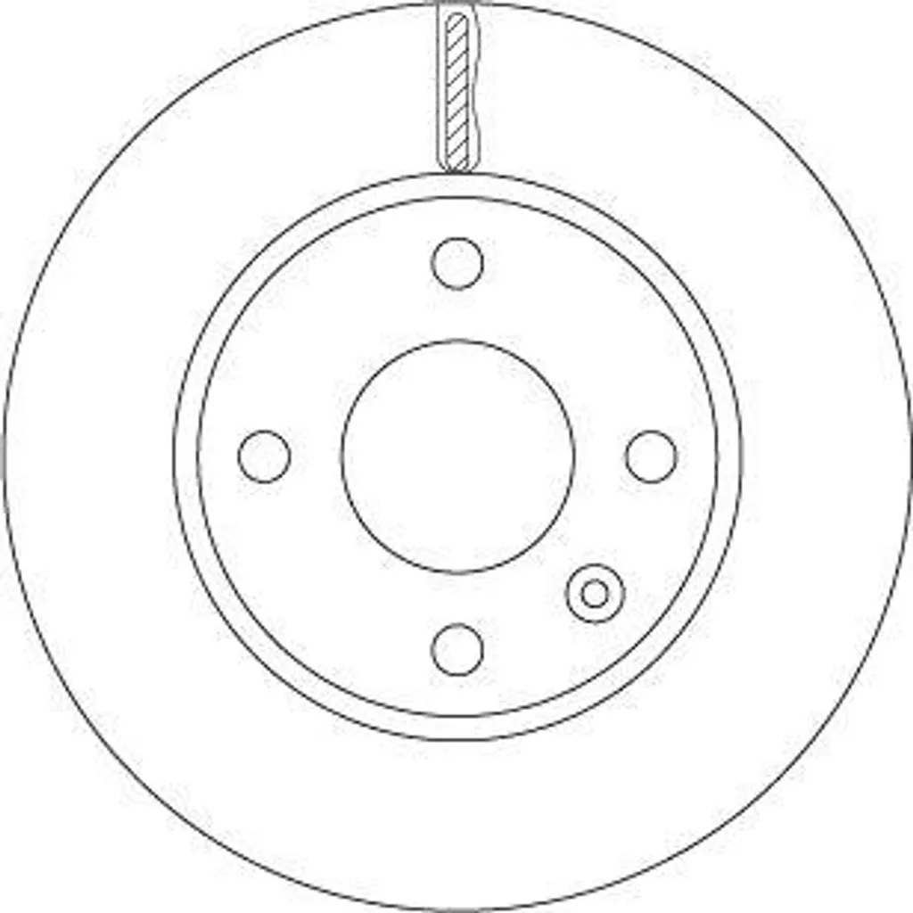 Disque de frein TRW 13584676 anti-vibration et sans sifflement