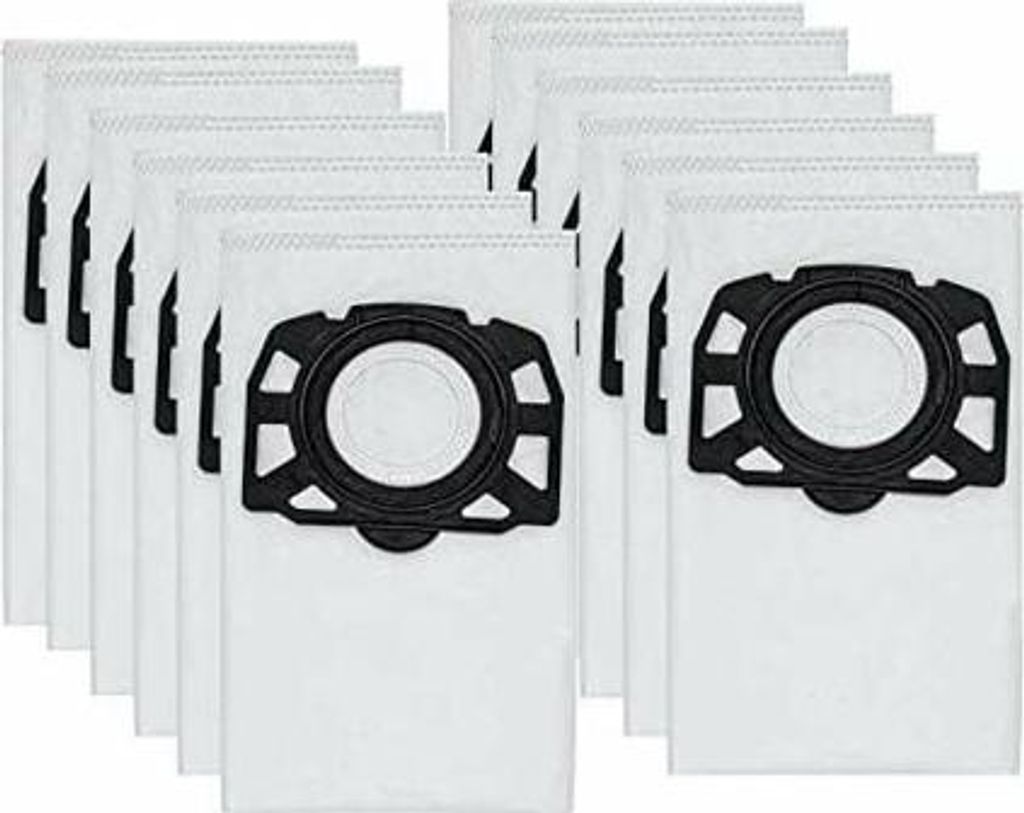 12 KFI 357 Staubsaugerbeutel für Kärcher KWD1, KWD2, KWD3, WD2 Plus, WD3, SE 4001, SE 4002, 2.863-006.0