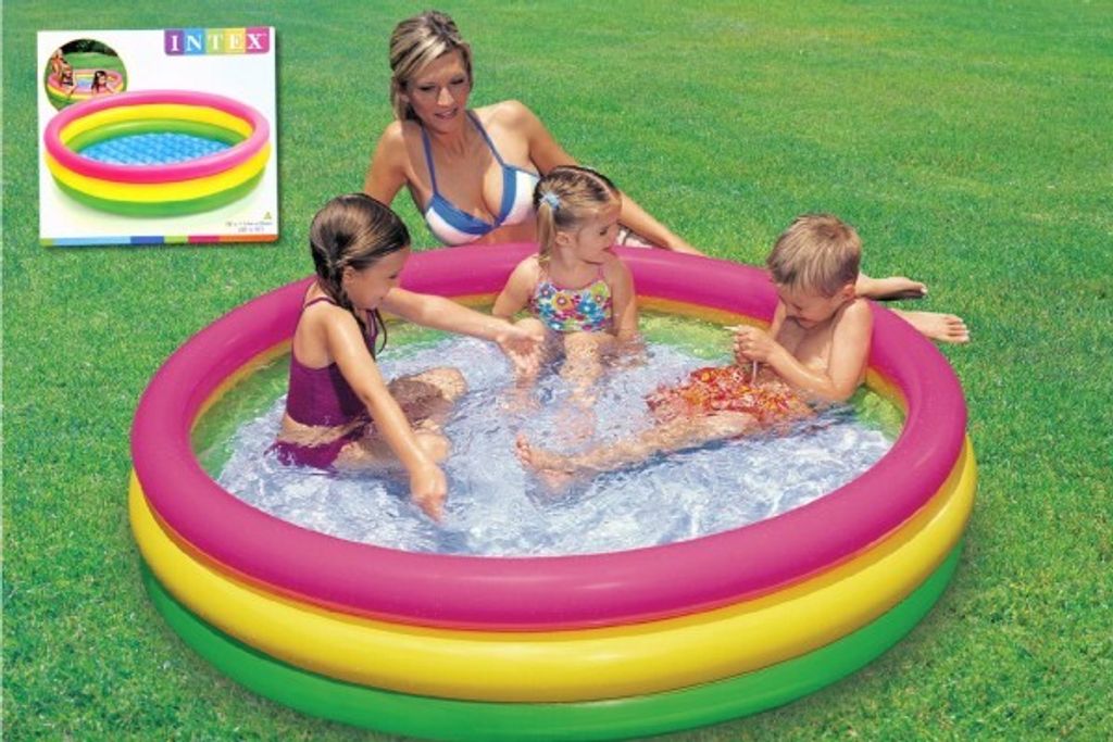 Intex Sunset Aufblasbarer Pool 3 Ringe 114x25 cm Produktbild 18