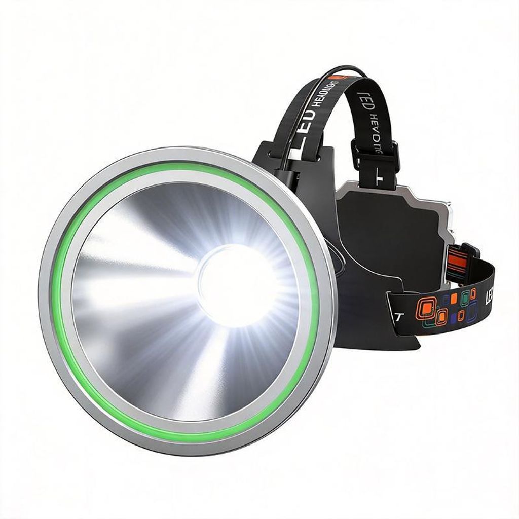 Scheinwerfer, Hochleistungs-LED-Stirnlampe, wasserdicht, superhell, wiederaufladbar, mit Bewegungssensor,Wasserschutz,für Outdoor, Angeln & Camping