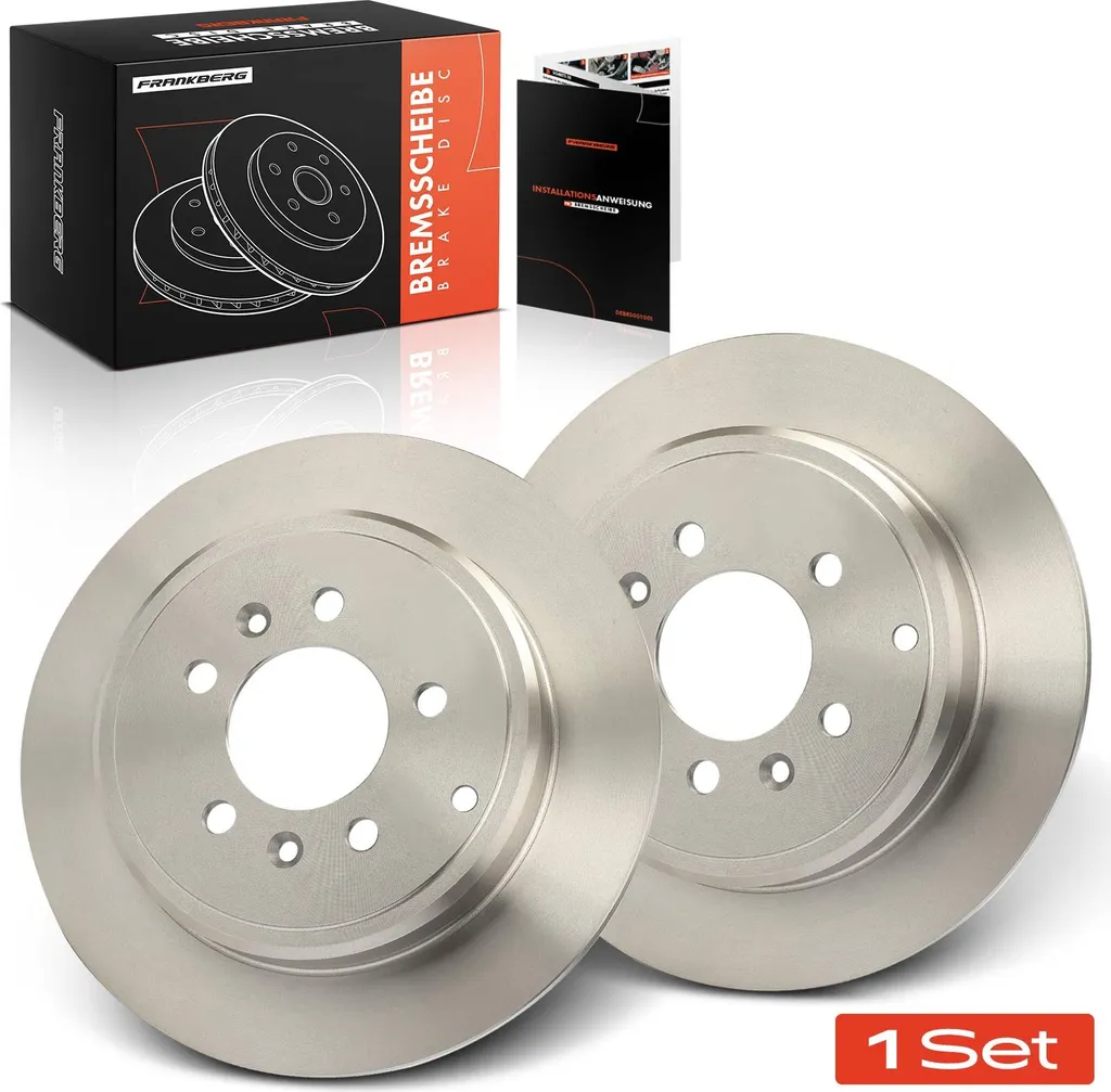 Frankberg 2 Disques de Frein Arrière pour Peugeot 607 2.0 2.2 3.0 00-11