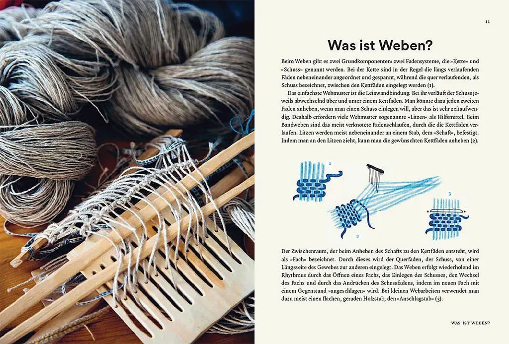 Métier à tisser artisanal Tisser simplement avec accessoires de tissage - 2