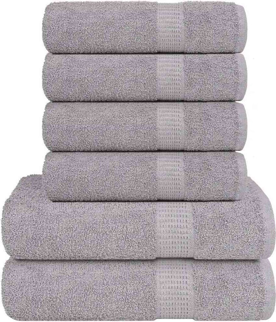 "2026 Promotion" 6-tlg. Handtuch-Set FROGN Grau 360 g/m² - Handtücher CC496