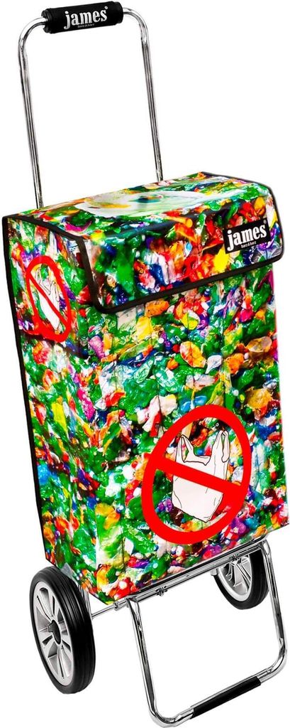 Nákupní vozík James - PLASTIKMUELL - robustní nákupní vozík Obrázek produktu 