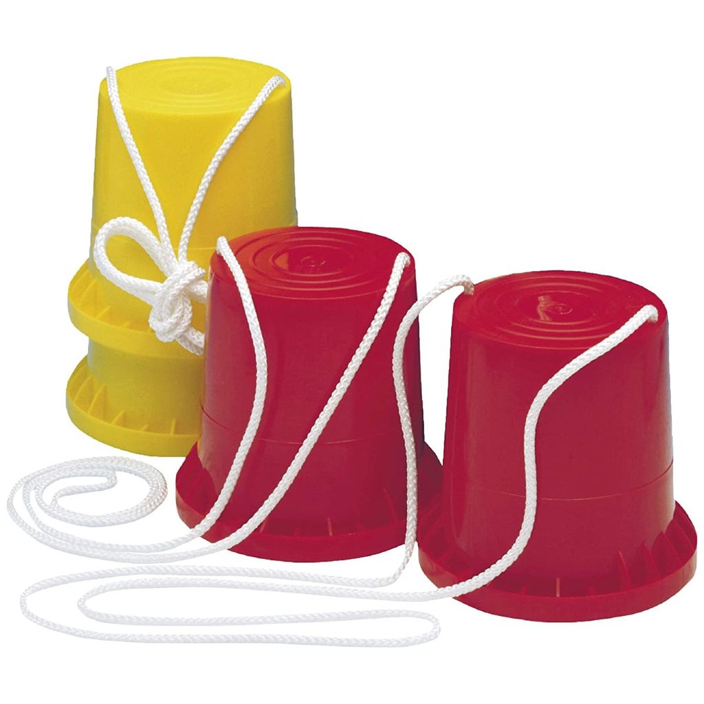 EDUPLAY 130035 Laufdollis Becherstelzen Topfstelzen Produktbild 