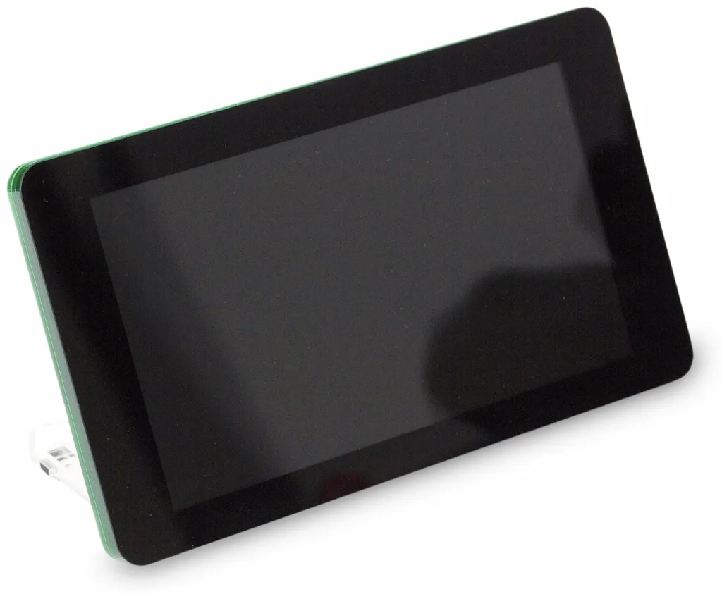 Cadre Écran Tactile 7" Raspberry Pi en Rouge - Finition de Coupe Nette - 3