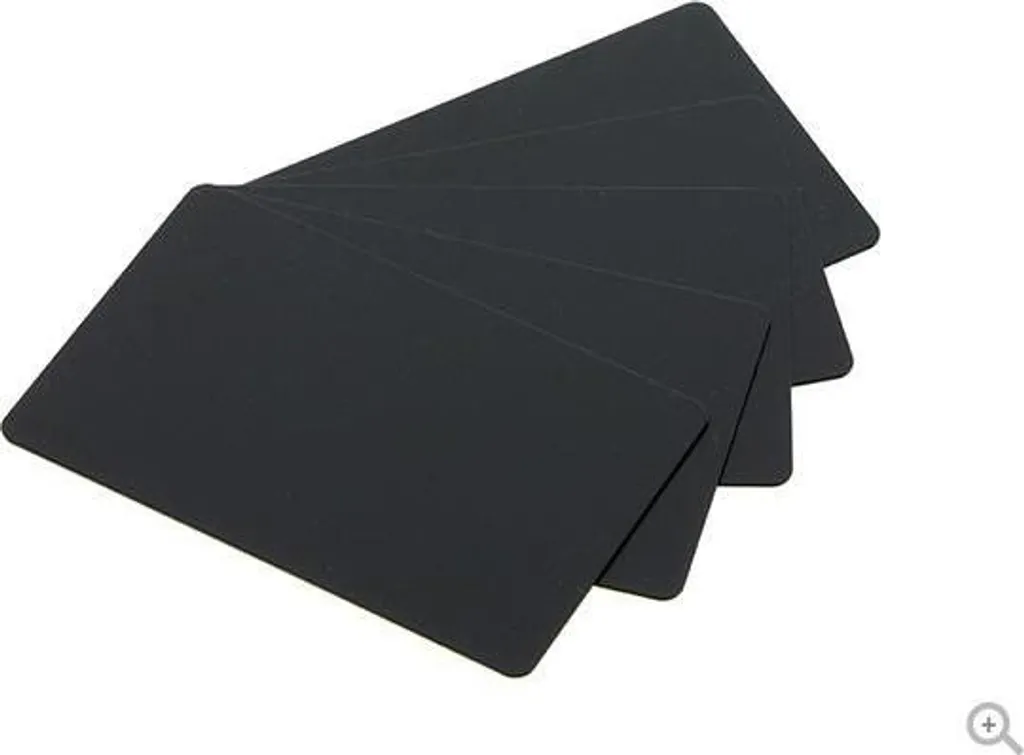 Cartes plastiques Evolis en PVC-U blanches 500 unités haute qualité