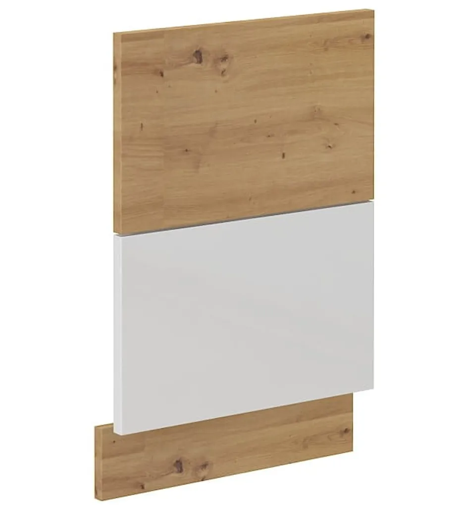 Frontale Lavastoviglie ADARA 45x57 cm Rovere Artigianale e Bianco