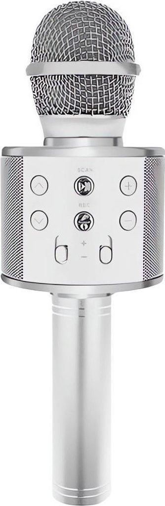 Izoxis 22188 Karaoke mikrofon - stříbrný Obrázek produktu 