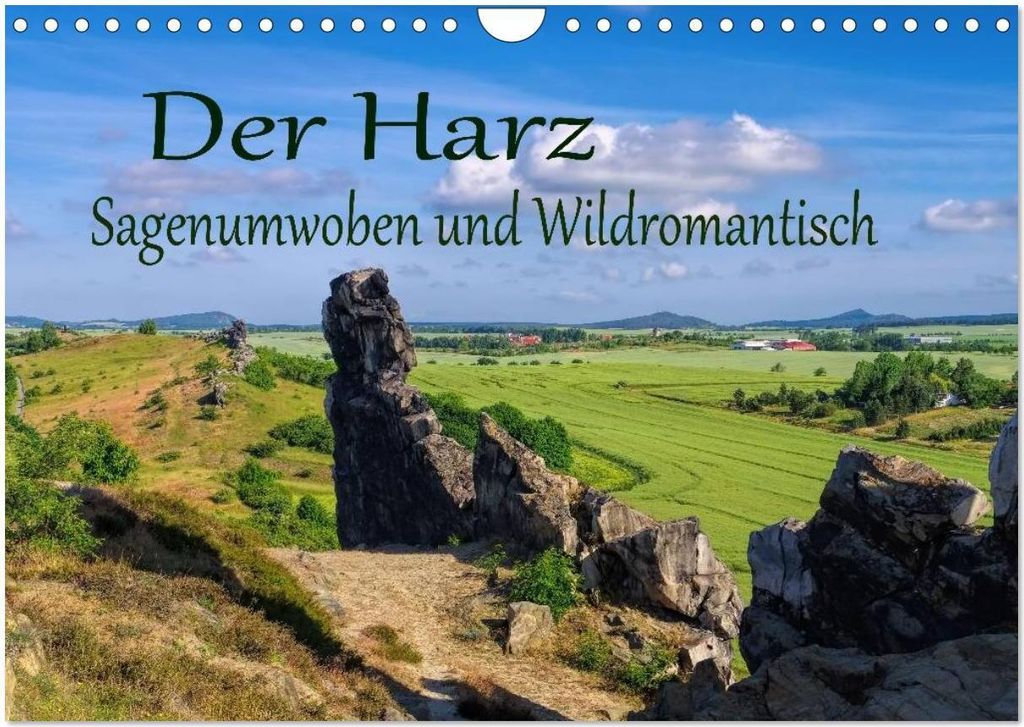 Der Harz - Sagenumwoben und Wildromantisch (Wandkalender 2026 DIN A4 quer), CALVENDO Monatskalender