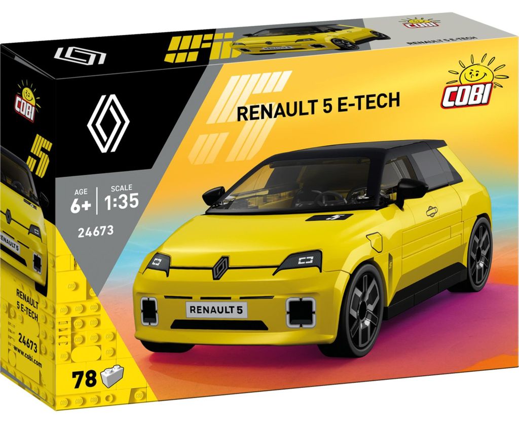 Cobi COBI Renault 5 E-Tech gelb Produktbild 